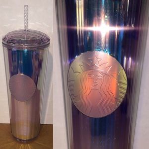 Silver Kaleidoscope Starbucks Tumbler